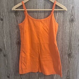 Bke Orange Vingate Y2K Cami Tank Top Size Large